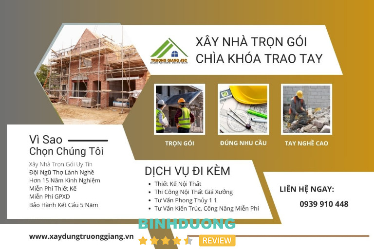 Công ty Cổ phần Thiết kế Kiến trúc Xây dựng Trường Giang Bình Dương