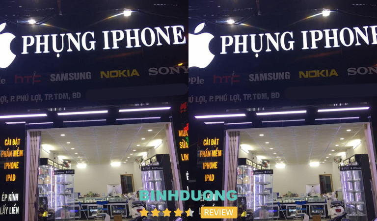 Phụng Iphone tại Bình Dương