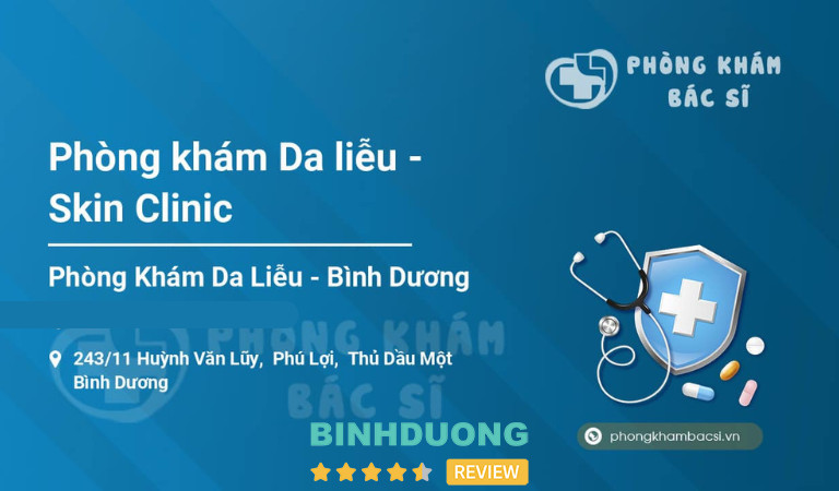 Phòng khám da liễu SKIN CLINIC tại Bình Dương