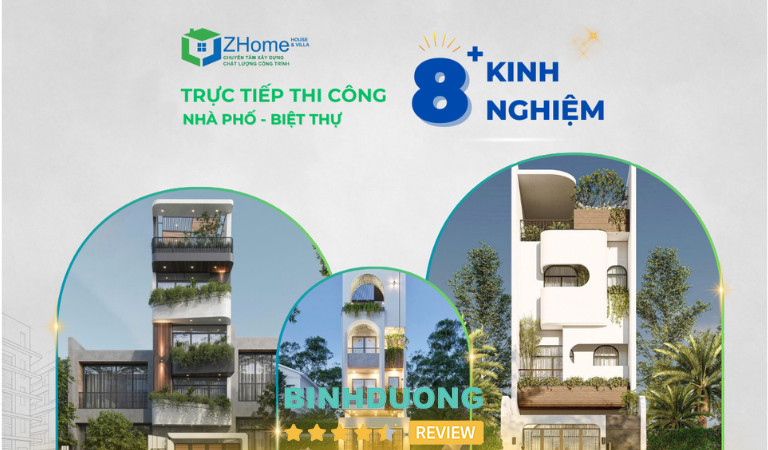 Công ty TNHH thiết kế xây dựng Zhome tại Bình Dương