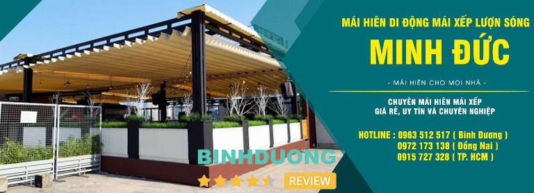 Mái che Minh Đức tại TP. Thủ Dầu Một, Bình Dương