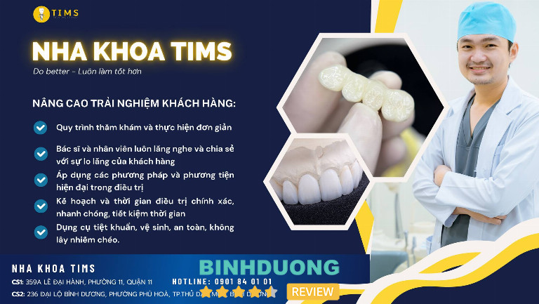 Nha khoa TIMS chi nhánh Bình Dương