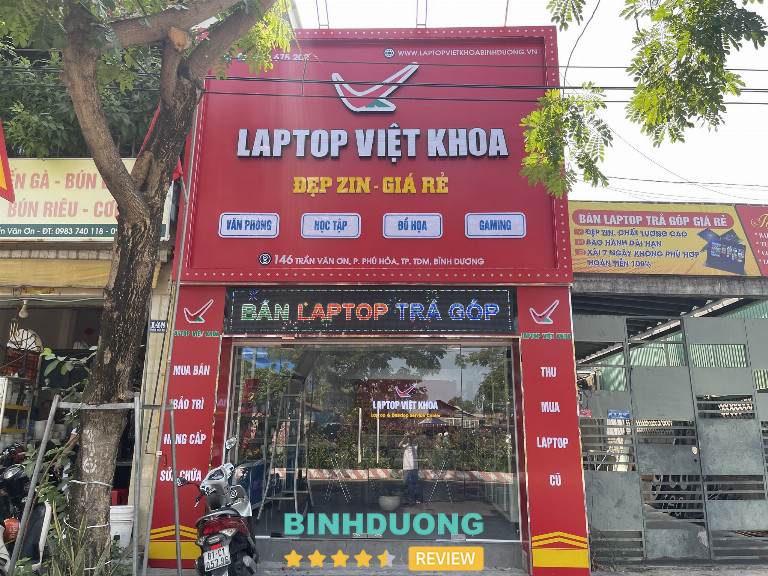 Laptop Việt Khoa tại Bình Dương