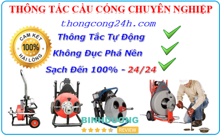 Thông Cống 24h.com tại Bình Dương