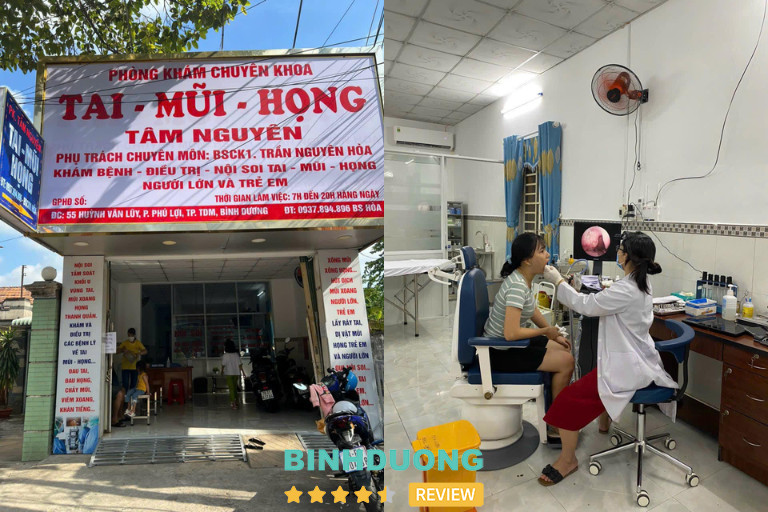 Phòng khám Tai Mũi Họng Tâm Nguyên tại Bình Dương