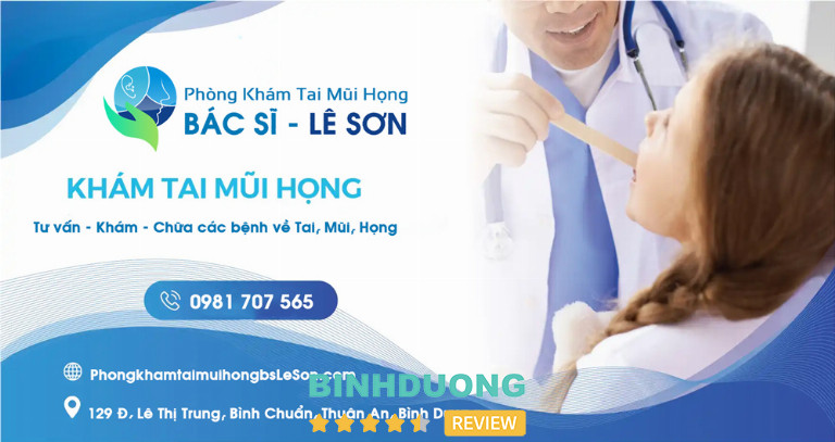 Phòng khám Tai Mũi Họng BS. Lê Sơn tại Bình Dương