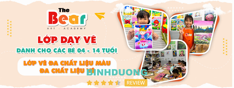 Trung tâm dạy vẽ nghệ thuật The Bear Art tại Bình Dương