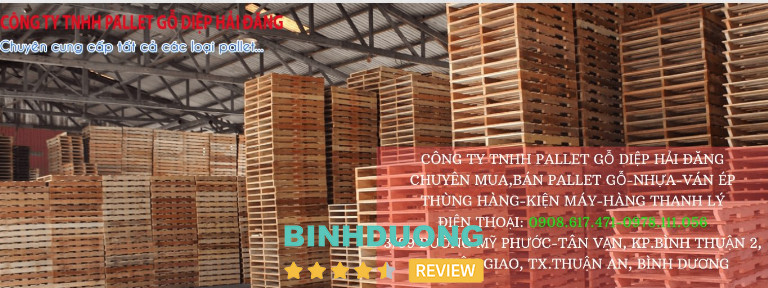 Pallet Gỗ Diệp Hải Đăng tại Bình Dương