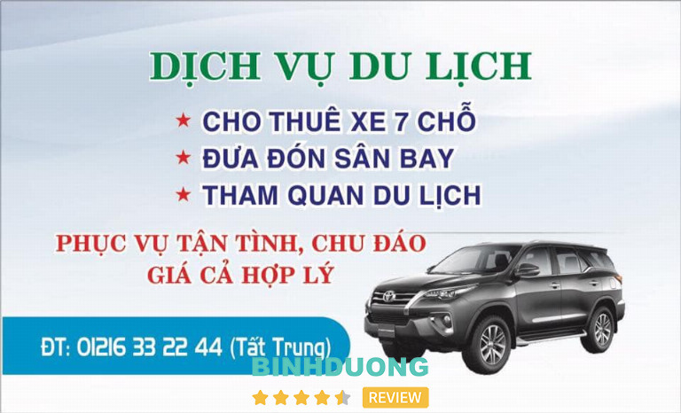 Đơn vị Tất Trung tại Bình Dương