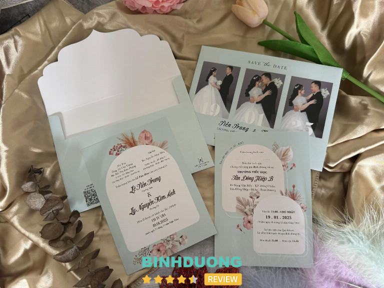 Thiệp Cưới Hoàng Gia, Bình Dương