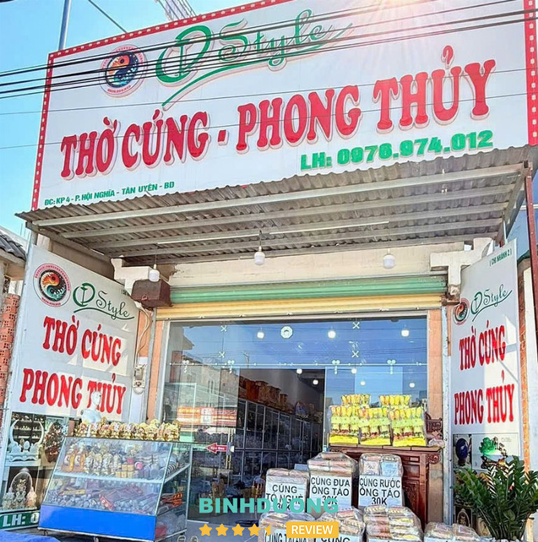 cửa hàng CD Style chuyên đồ thờ cúng phong thuỷ ở Bình Dương