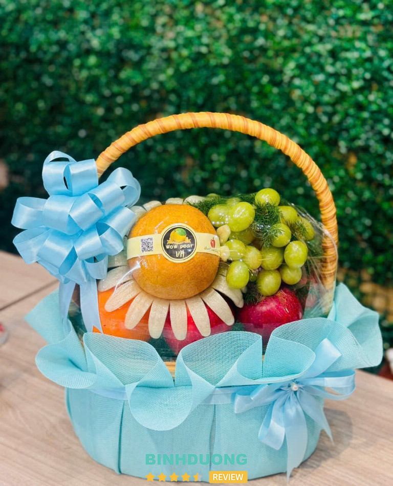 giỏ trái cây quà tặng Dĩ An Shop FLoLi uy tín