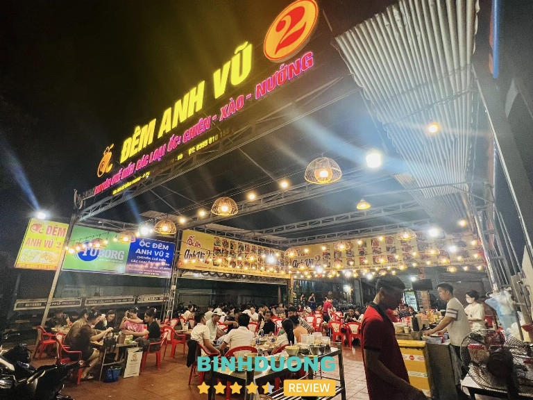 Ốc Đêm Anh Vũ Thủ Dầu Một Bình Dương