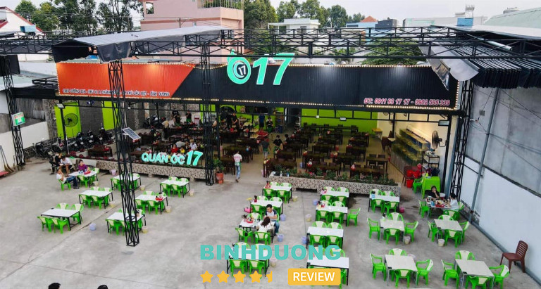 Quán Ốc 17 thủ dầu một Bình Dương