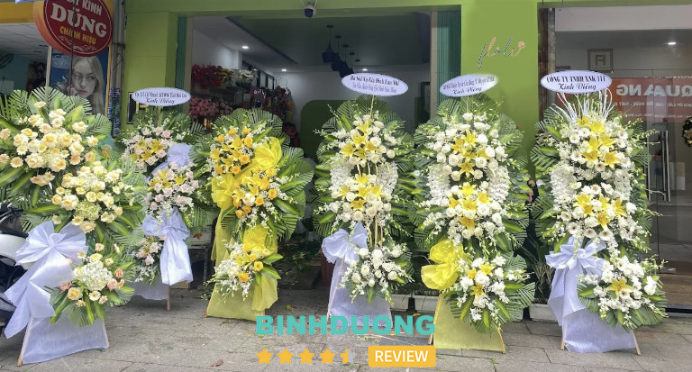 Shop hoa tươi TP Dĩ An FLoLi hoa chia buồn