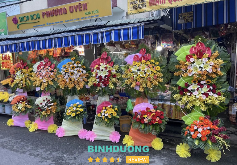 Shop hoa tươi Phương Uyên ở TP Tân Uyên