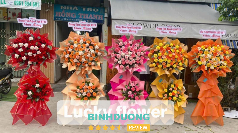 Tiệm hoa Lucky, TP. Bến Cát