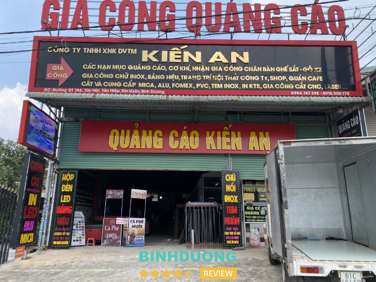 CÔNG TY QUẢNG CÁO KIẾN AN, Bình Dương 