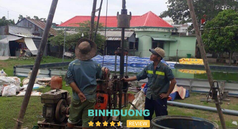 Khoan Giếng Tiến Phương, Bình Dương