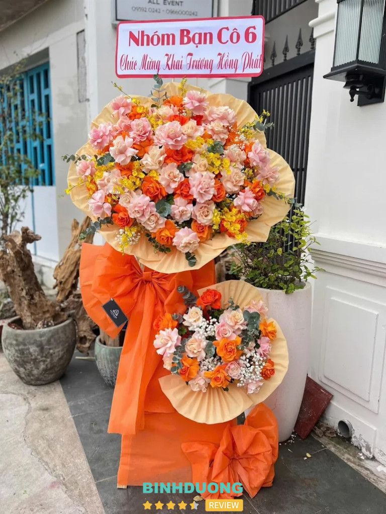 Đặt Hoa khai trương ở Tân Uyên FLoLi Bình Dương