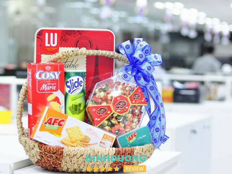 Giỏ Quà Bánh Mứt Bé Hà – Ly Lai, Bình Dương