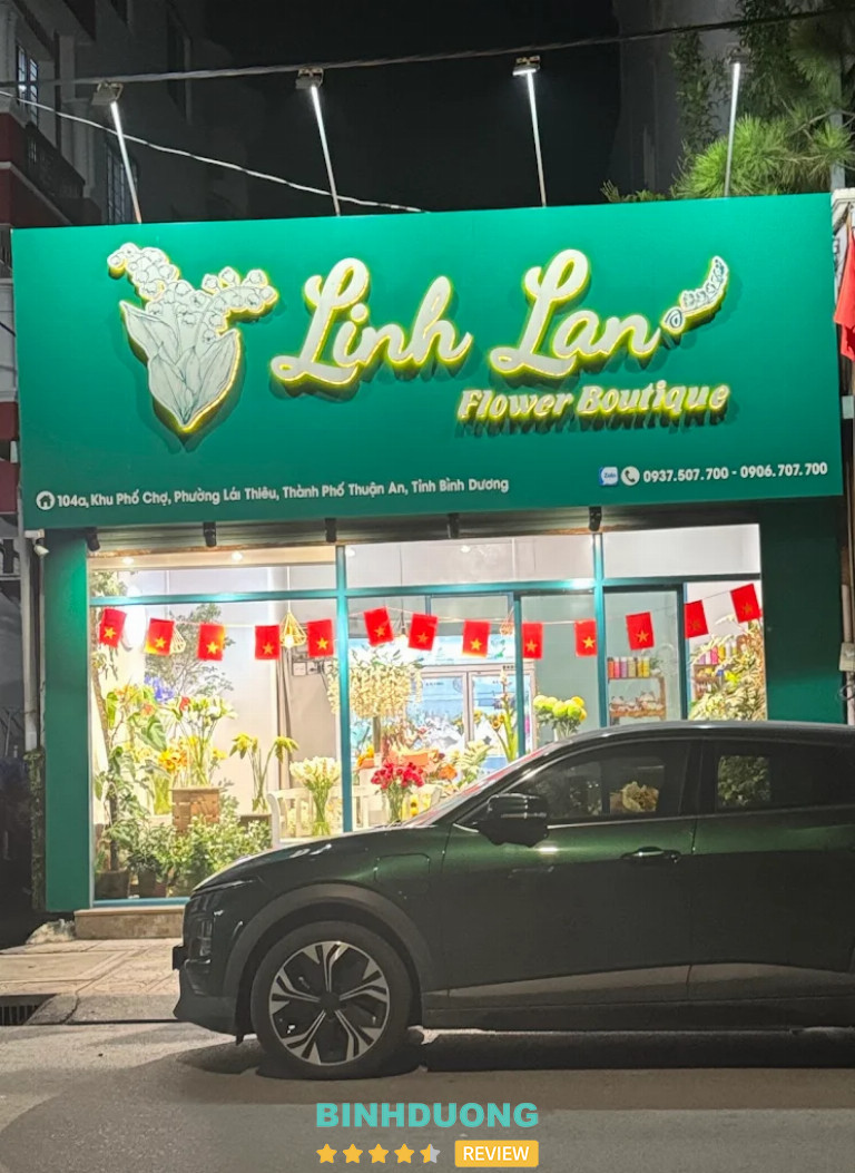 Bài viết đánh giá về Shop Hoa Linh Lan: 104A Cách Mạng Tháng Tám, Lái Thiêu, Thuận An