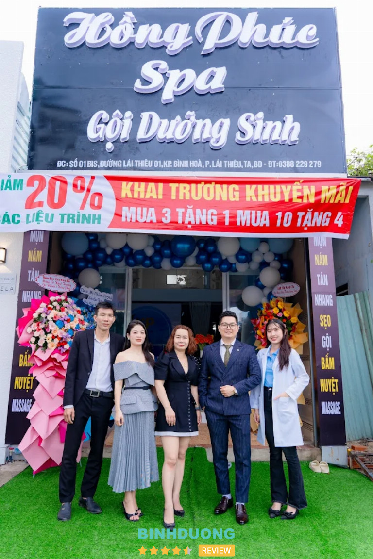 Hồng Phúc Spa gội đầu dưỡng sinh ở Thuận An Bình Dương
