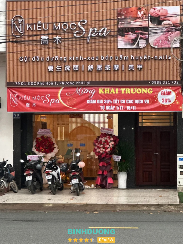 Kiều Mộc Spa gội đầu dưỡng sinh bình dương