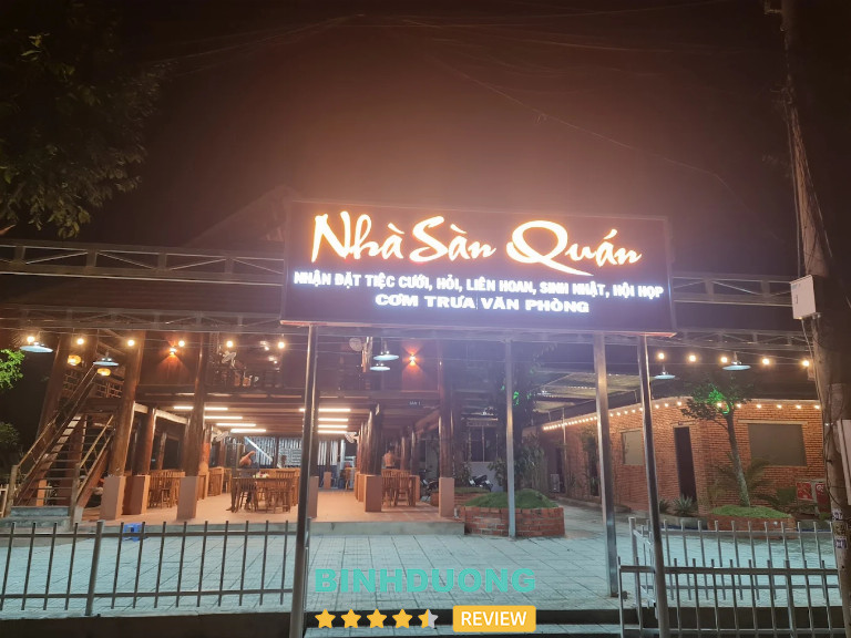 Nhà Sàn Quán Bến Cát Bình Dương