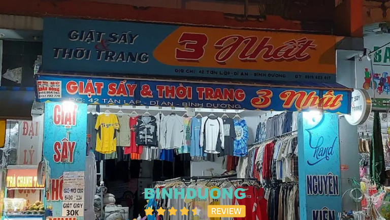 Giặt Sấy 3 Nhất, Bình Dương