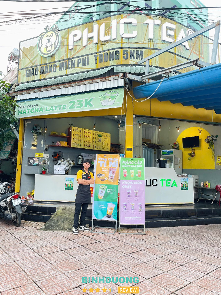 Trà Sữa Phúc Tea thành phố Bến Cát
