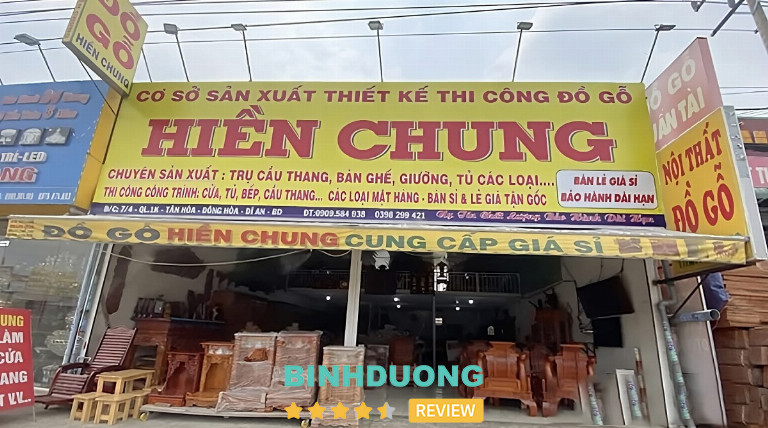 Đồ Gỗ Nội Thất Hiền Chung, Bình Dương