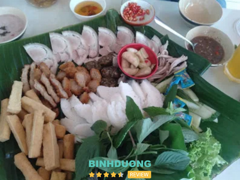 Bún đậu mắm tôm Mỹ Huệ, Bình Dương