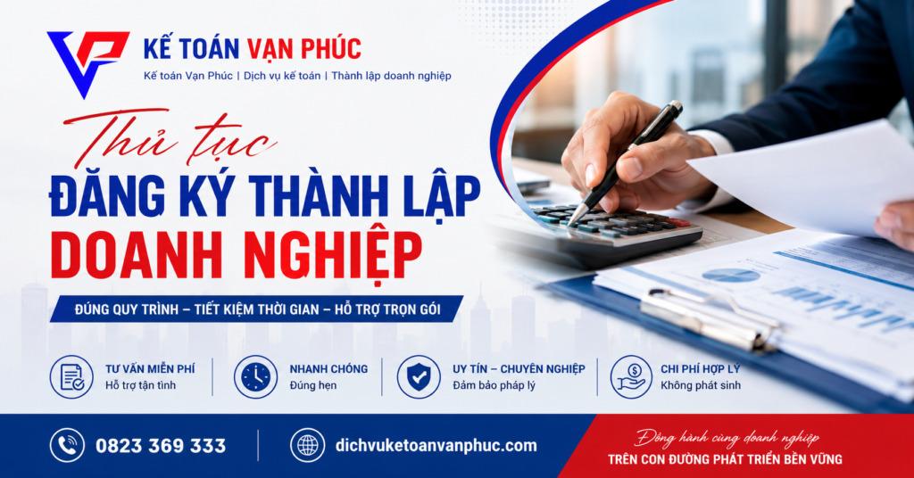 Dịch vụ thành lập công ty ở bình dương kế toán vạn phúc