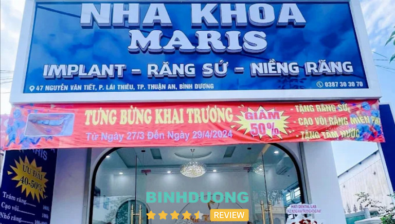 Nha khoa Maris, Bình Dương
