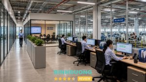 Thiết kế văn phòng nhà máy sản xuất