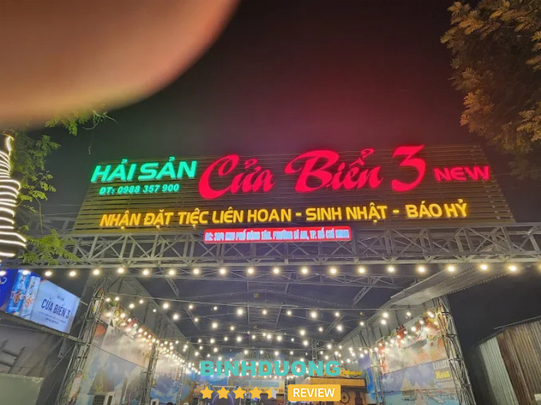 Nhà Hàng Hải Sản Cửa Biển 3, Dĩ An