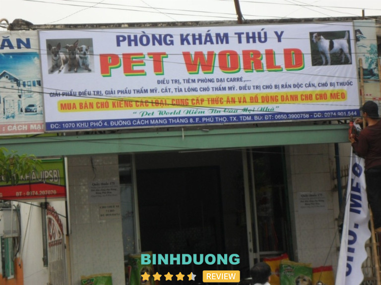 Phòng Khám Thú Y Pet World, Thủ Dầu Một