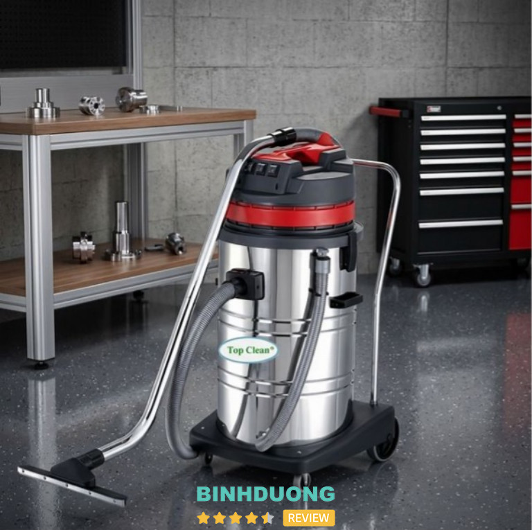 Máy hút bụi công nghiệp hút nước TopClean TC80S